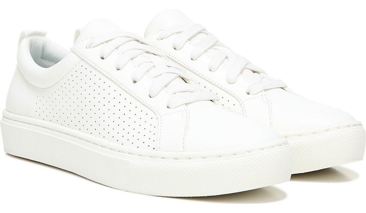 dr scholl's white leather shoes