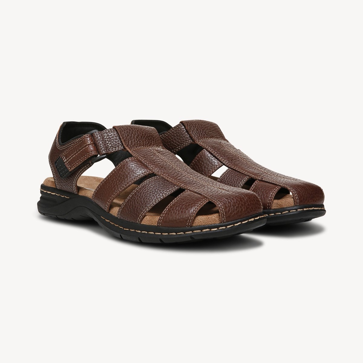 dr scholl's one strap leather casuals