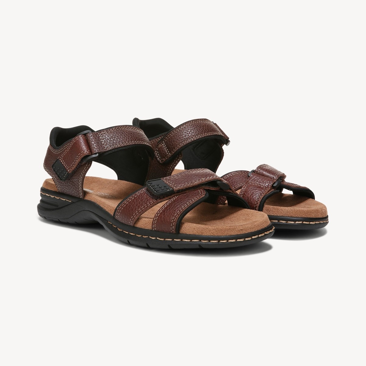 dr scholl's one strap leather casuals