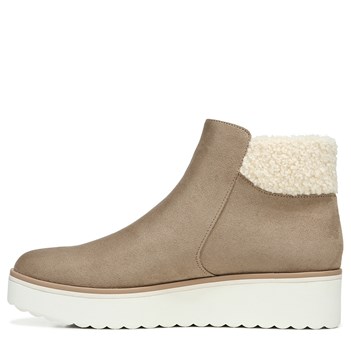 dr scholl's lunar faux shearling bootie