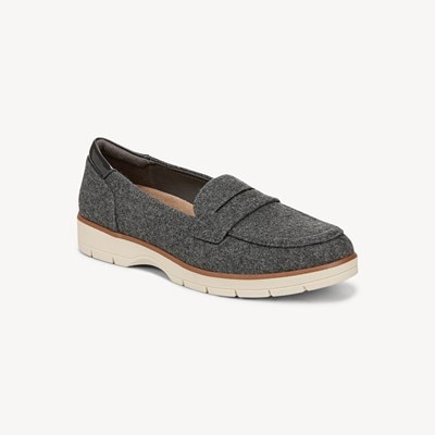 Dr scholl's leather loafers womens fashion