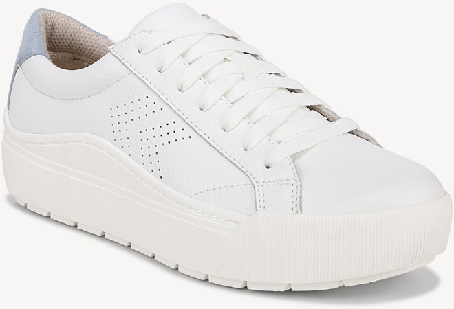 Dr scholl's white leather shoes online