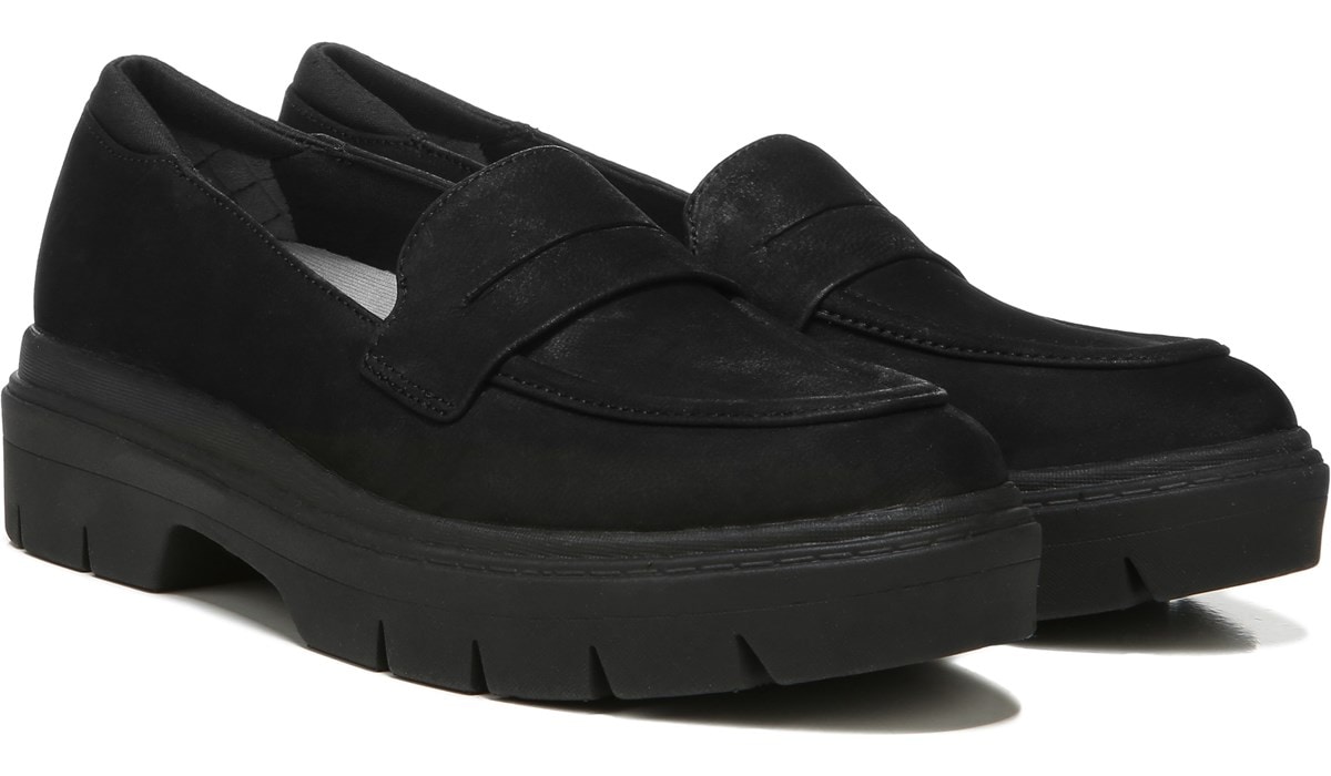 dr scholls patent leather loafers