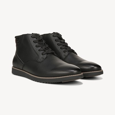 casual boots for men black