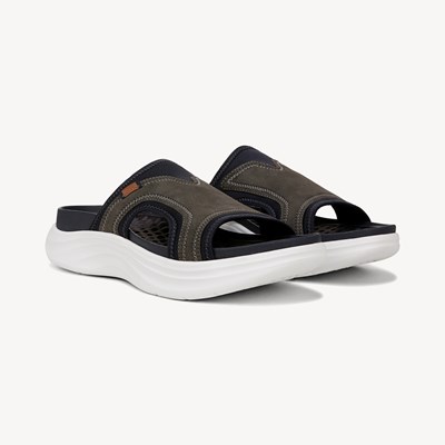 Dr. Scholl s Men s Feel Energy Recovery Slide Sandal Men s Sandals