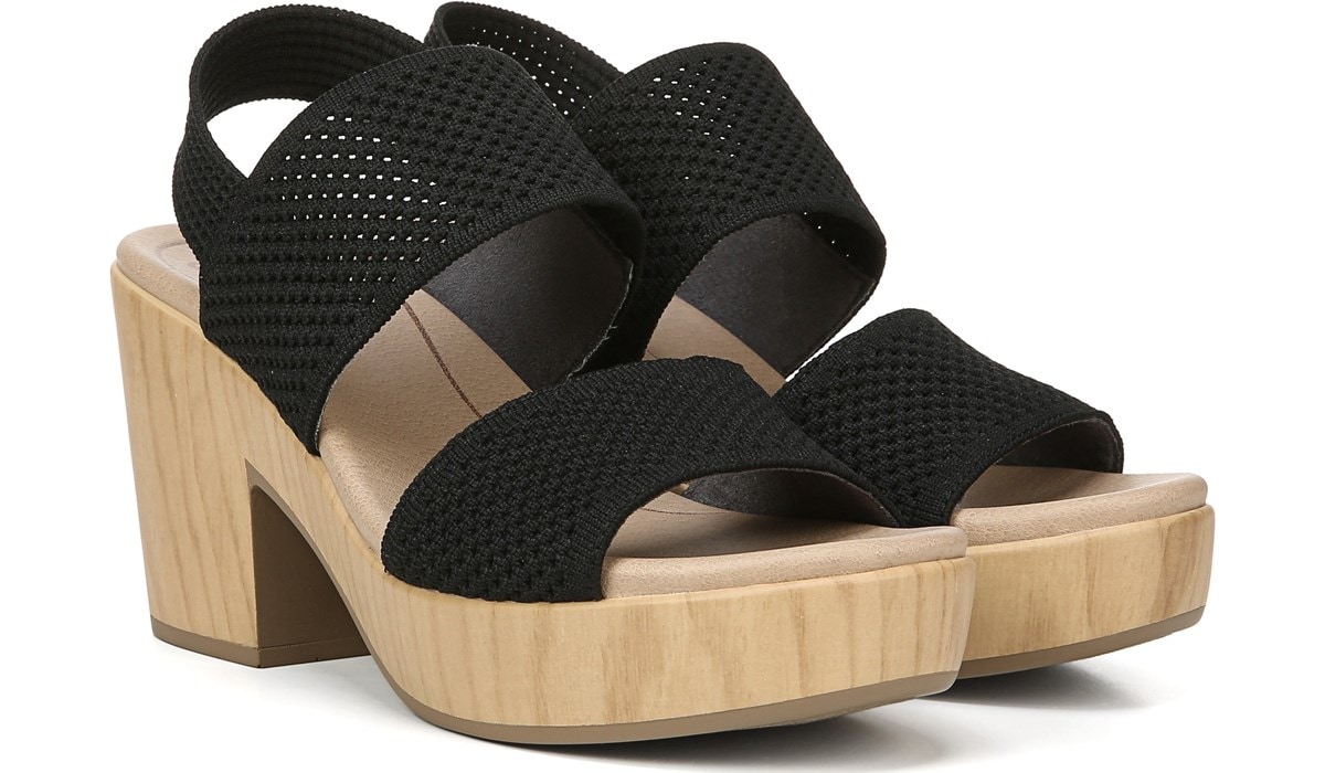 dr scholl's block heel sandal