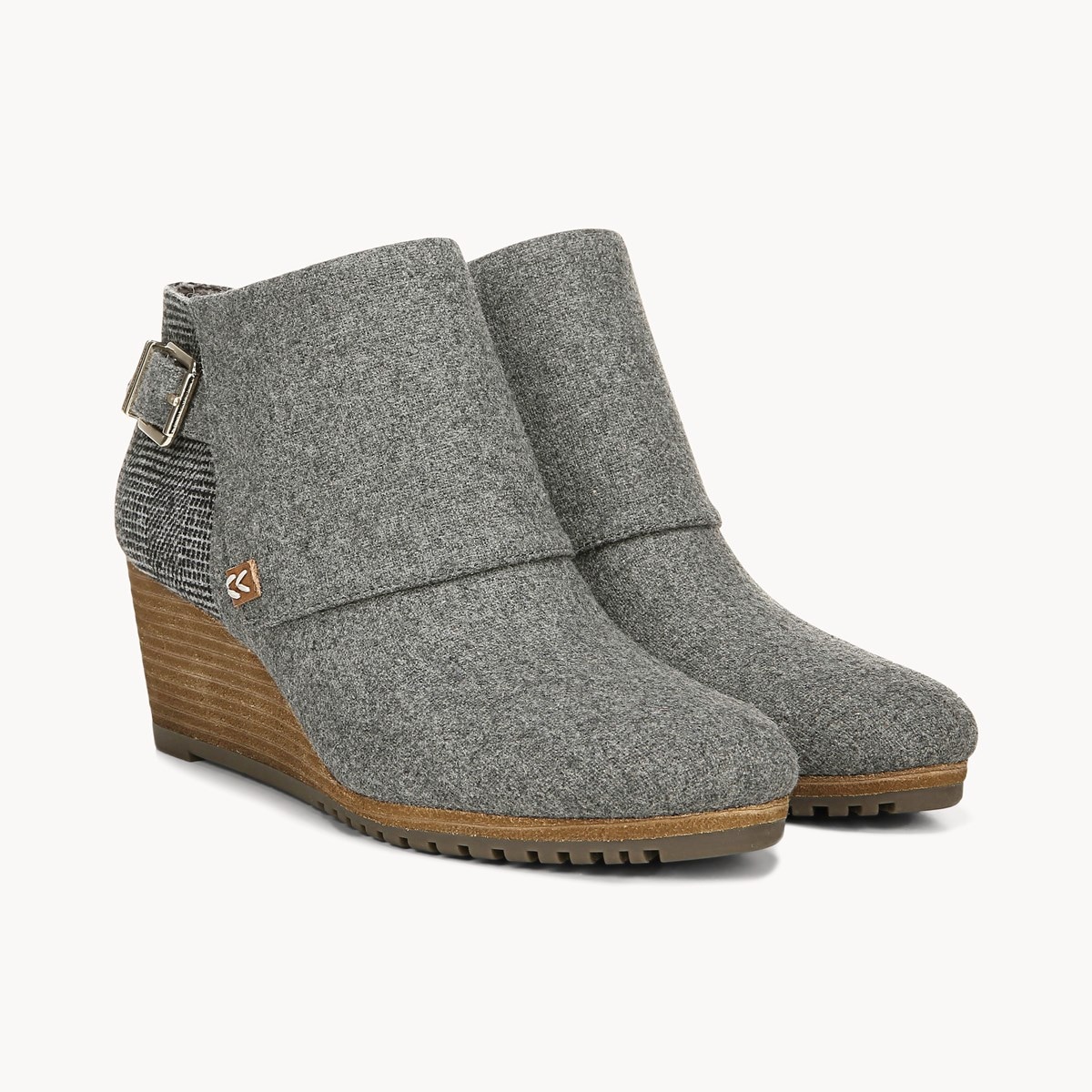 Create Wedge Bootie in Mid Grey Flannel 