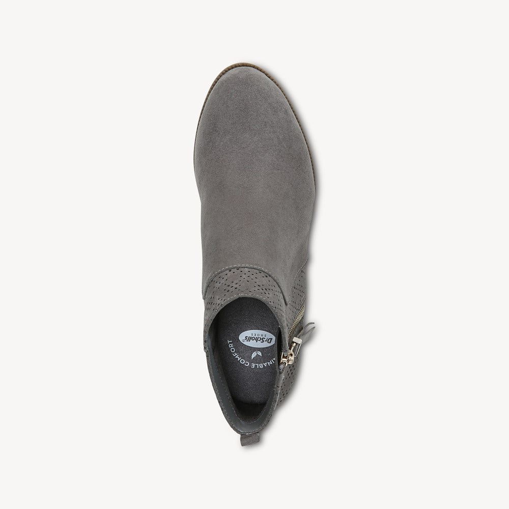 Dr scholls gray booties sale