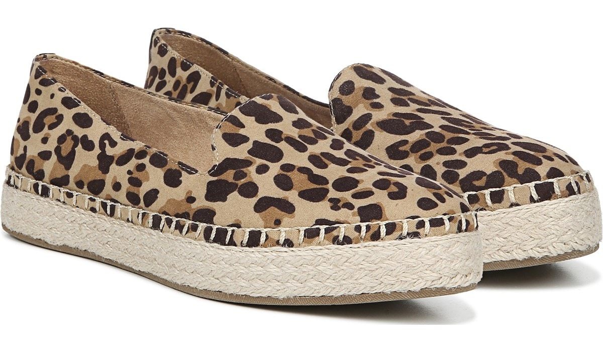 leopard espadrille sneakers
