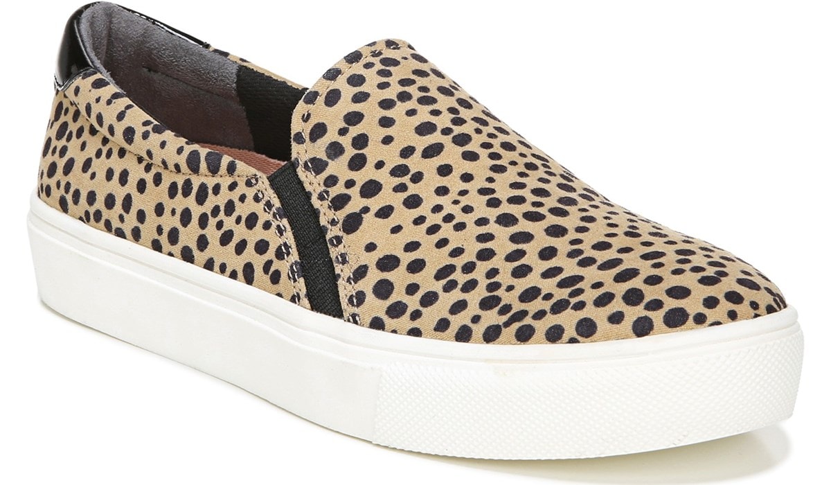 dr scholl's leopard slip on sneakers